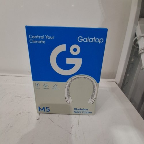 GAIATOP PORTABLE RECHARGEABLE NECK FAN - WHITE (MODEL:M5) image 5