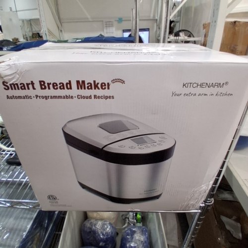 KITCHENARM 29-IN-1 SMART BREAD MAKER MACHINE WITH GLUTEN FREE SETTINGS - STAINLESS STEEL/BLACK (MODEL: KA8520) image 9