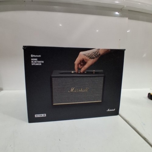 MARSHALL ACTON III BLUETOOTH HOME SPEAKER WITH BASS AND TREBLE CONTROLS - 3.5 MM AUX INPUT - BLACK / GREY / GOLD (MODEL: ACTION III) image 9