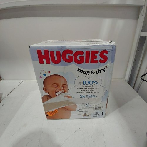 128PK HUGGIES SNUG AND DRY DIAPERS - SIZE 1 image 2