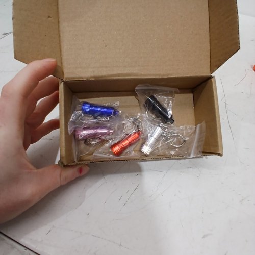 5PK MINI LED KEYCHAIN FLASHLIGHTS - ASSORTED image 3
