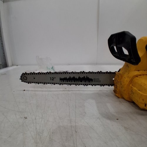 BRUSHLESS BATTERY-OPERATED CHAINSAW *TOOL ONLY* - 12" - YELLOW image 2