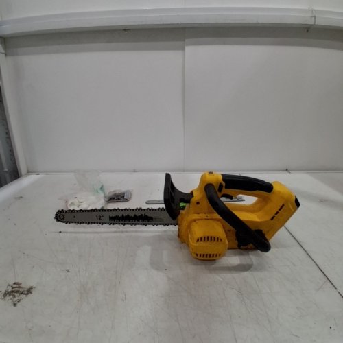 BRUSHLESS BATTERY-OPERATED CHAINSAW *TOOL ONLY* - 12" - YELLOW image 3
