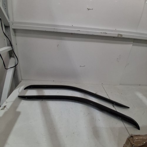 2PC GRANDWHEEL SMOKE TINTED TAPE-ON WINDOW RAIN GUARD, RAM PROMASTER 2014-2026-BLACK (MODEL: GW0738) image 2