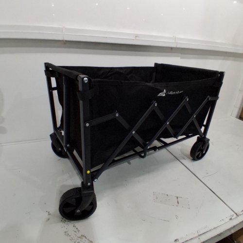 HIKENTURE FOLDING WAGON WITH ALL-TERRAIN WHEELS - 80 L - BLACK (MODEL: 1191-A) image 3