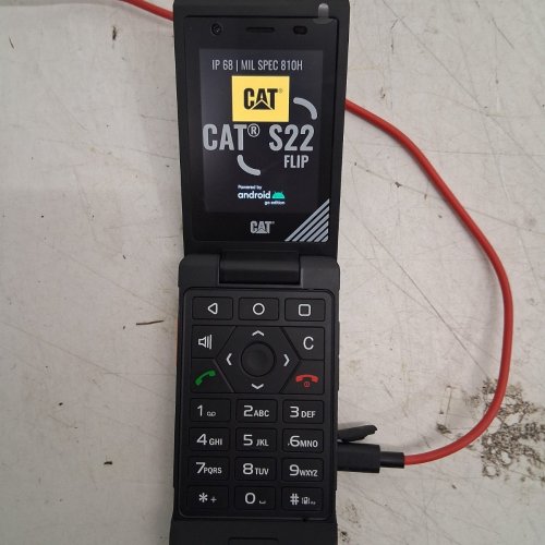 CAT S22 RUGGED WATER RESISTANT LTE FLIP PHONE - 16GB STORAGE - 2.8" TOUCHSCREEN - BLACK image 3