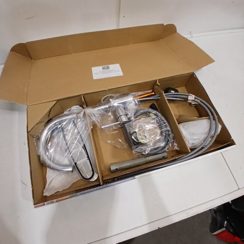 MOEN ADLER ONE-HANDLE HIGH ARC PULLDOWN KITCHEN FAUCET WITH POWER CLEAN - CHROME (model: 87233) image 2