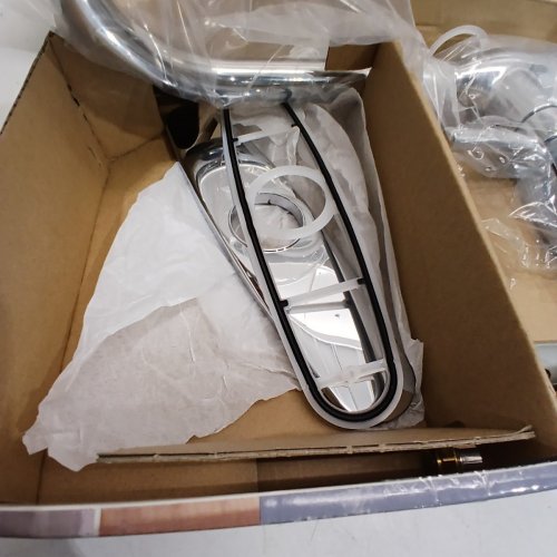 MOEN ADLER ONE-HANDLE HIGH ARC PULLDOWN KITCHEN FAUCET WITH POWER CLEAN - CHROME (model: 87233) image 3