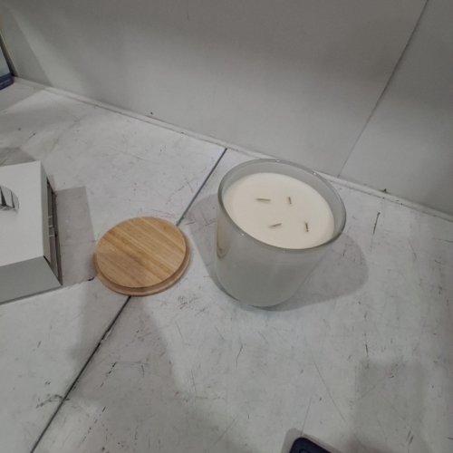 SAND + FOG COZY AMBER SCENTED SOY WAX BLEND 4-WICK CANDLE - 1.7 KG (60 OZ) (MODEL: 1901877) image 2