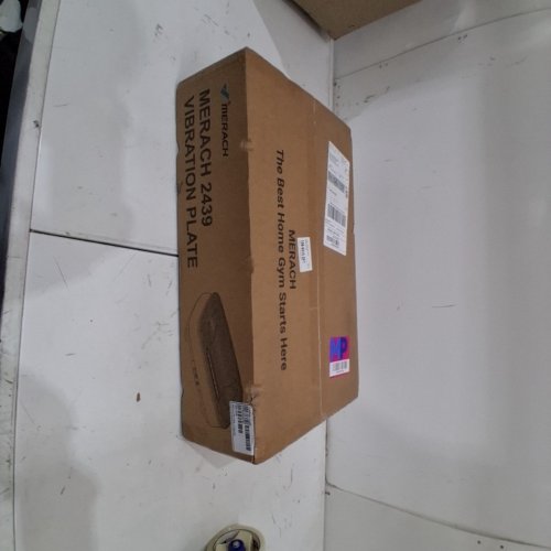 MERACH VIBRATION EXERCISE PLATE WITH BANDS - 330LBS CAPACITY - BLACK (MODEL: MR-2439) image 2