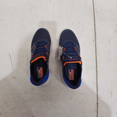 BOYS SKETCHERS BOUNDER-BRISK BURST SNEAKER - SIZE 2 - BLUE/ORANGE (STYLE: 2001661) image 2