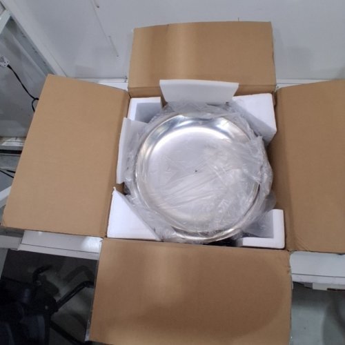 4PK ROUND STAINLESS STEEL CHAFING BUFFET DISH SET - 6QT - SILVER (MODEL: JZYYXCL5LGG4) image 2