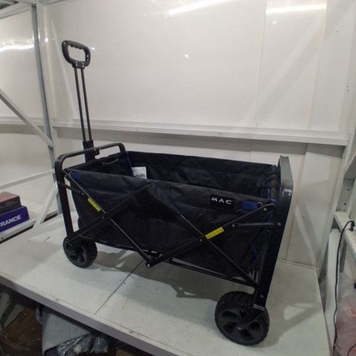 MAC SPORT XL COLLAPSIBLE FOLDING UTILITY WAGON - 350LBS MAX - BLACK/BLUE (MODEL: 1654593) image 2