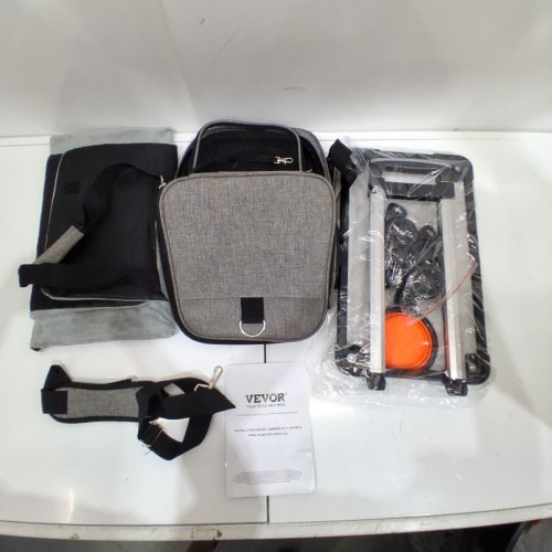 VEVOR PET CARRIER WITH WHEELS AIRLINE APPROVED WITH SHOULDER STRAP - 25LBS MAX - GREY - (MODEL: JW-XB21212517) image 2