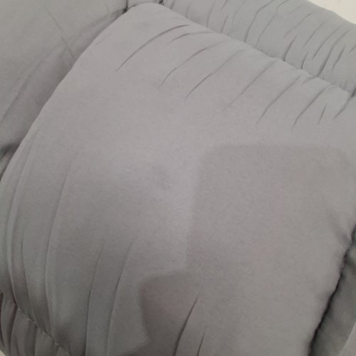 SOFT MATTRESS TOPPER - QUEEN - DARK GREY image 2