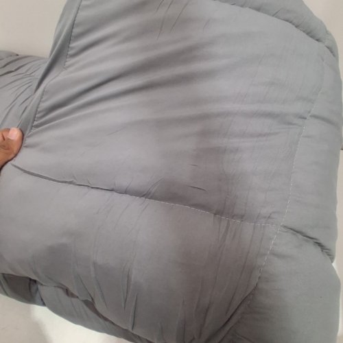SOFT MATTRESS TOPPER - QUEEN - DARK GREY image 4