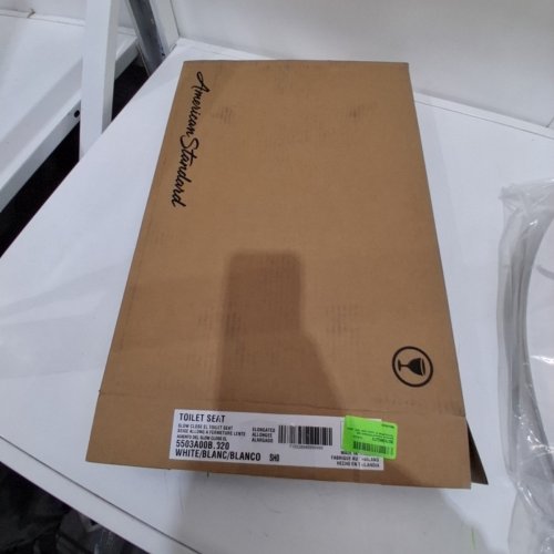 AMERICAN STANDARD ELONGATED SLOW-CLOSE TOILET SEAT - 16.5" X 13" - WHITE (MODEL: 5503A00B.020) image 2