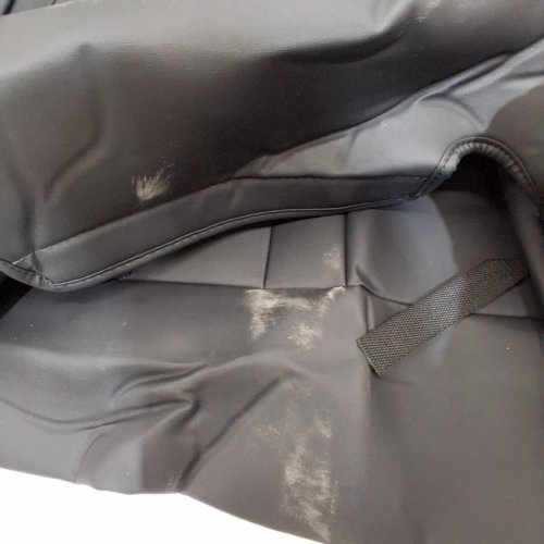 13PC FULL COVERAGE FAUX LEATHER WATERPROOF SEAT COVERS FOR CHEVY SILVERADO & FOR GMC SIERRA 2014-2018 - BLACK image 3