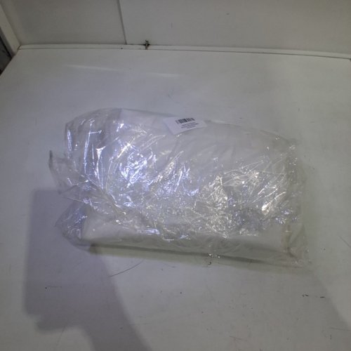 CANOPY COVER WITH TIES - 9.5FT X 6FT - WHITE image 4
