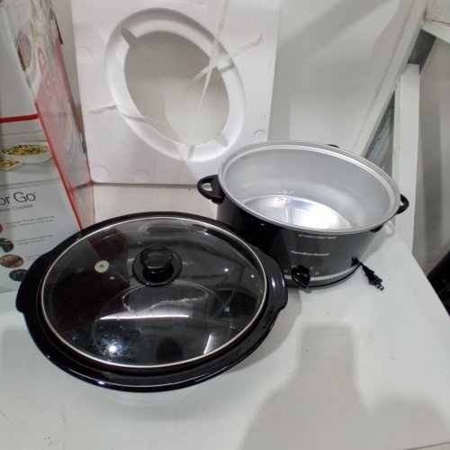 HAMILTON BEACH PROGRAMMABLE SLOW COOKER - 6.6L/7QT - BLACK - (MODEL: 33157C) image 3