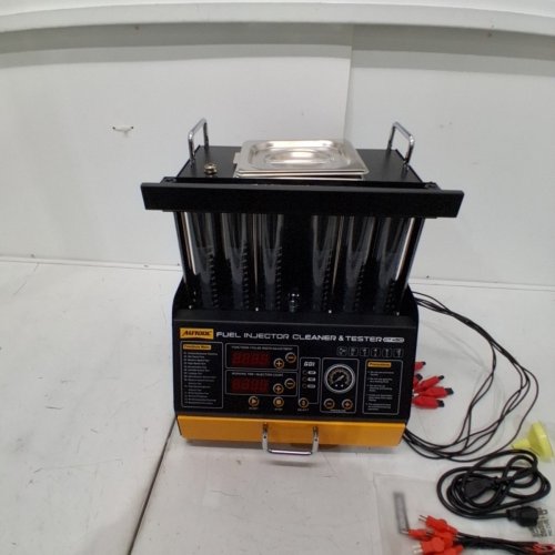 AUTOOL ULTRASONIC 6 CYLINDER FUEL INJECTOR CLEANER TESTER MACHINE WITH HEATING FUNCTION -12V/70V/120V - YELLOW/BLACK (MODEL: CT 450) image 3