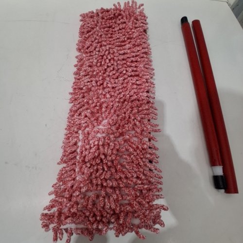 VILEDA PET PRO MICROFIBER HAIR & DUST FLAT MOP - RED (MODEL: 182339) image 3