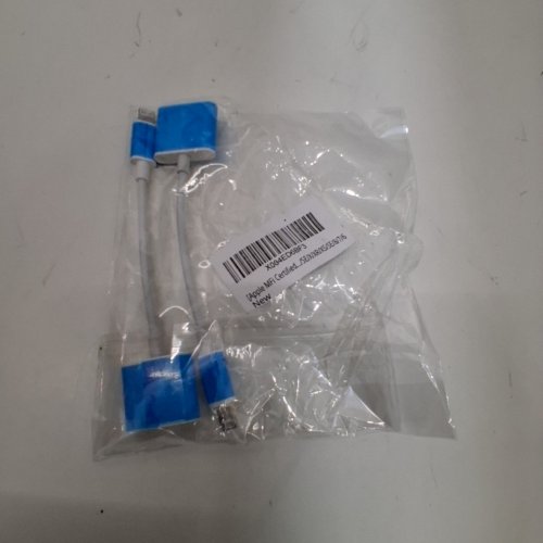 2PK LIGHTNING TO 3.5MM AUX WITH CHARGING PORT FOR APPLE DEVICES - WHITE image 2