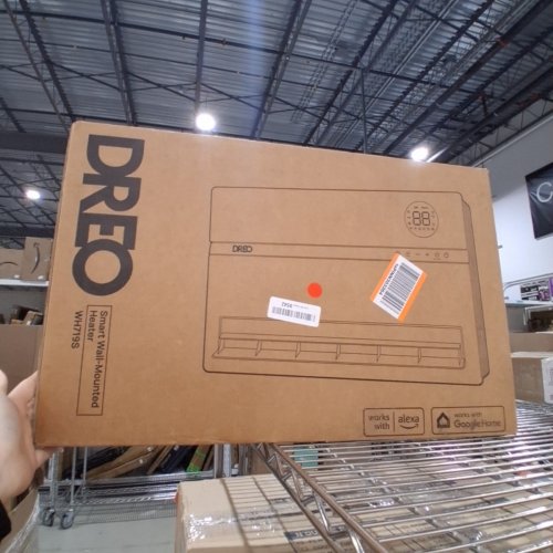 DREO SMART WALL-MOUNTABLE SPACE HEATER WITH GOOGLE HOME & AMAZON ALEXA APP CONTROL - WHITE (MODEL: WH719S-DR-HSH009S) image 5