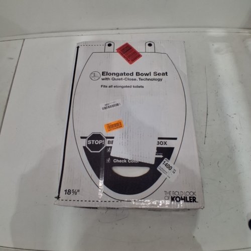 KOHLER STONEWOOD SERIES QUIET CLOSE - ELONGATED - 18 5/8" - WHITE (MODEL: 20466-0) image 2
