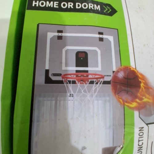 BASKETBALL BACKBOARD AND HOOP SET - RED, BLACK, WHITE (MODEL: J430) image 4