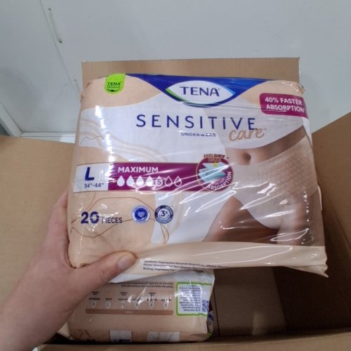 40PK TENA SENSITIVE CARE UNDERWEAR - LARGE image 3