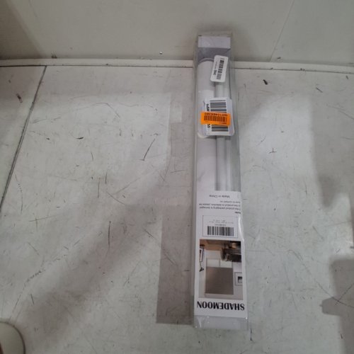 SHADEMOON BLACKOUT CORDLESS THERMAL INSULATED ROLLER SHADES - 18" X 72" - WHITE image 4