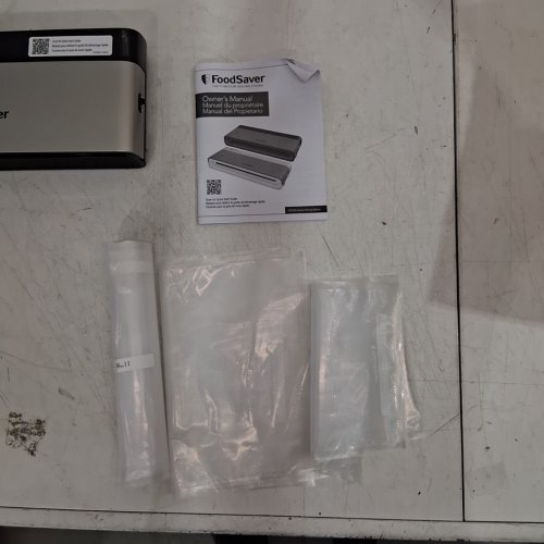 FOODSAVER POWERVAC COMPACT VACUUM SEALING MACHINE - BLACK/STAINLESS STEEL (MODEL: VS0150) image 4