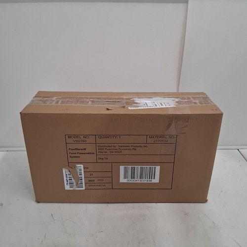 FOODSAVER POWERVAC COMPACT VACUUM SEALING MACHINE - BLACK/STAINLESS STEEL (MODEL: VS0150) image 6