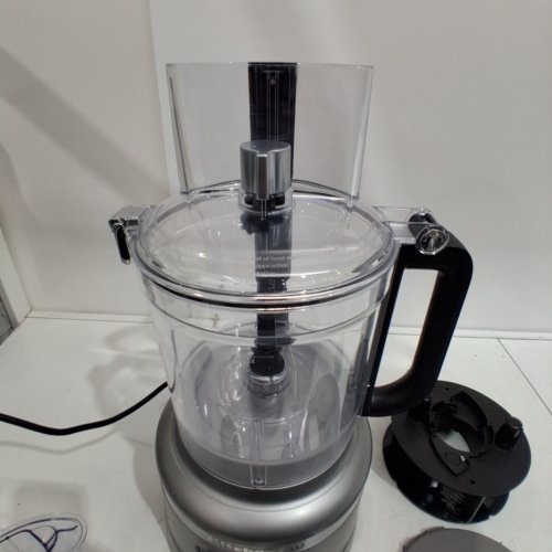 12PC KITCHENAID FOOD PROCESSOR WITH DICING KIT - HOLD 13 CUPS - SILVER (MODEL: KFP1319CU) image 2