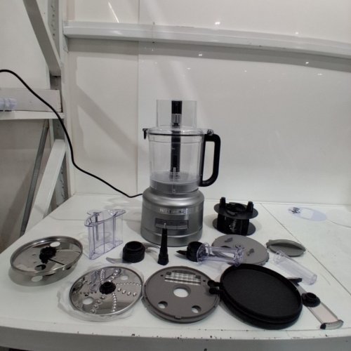 12PC KITCHENAID FOOD PROCESSOR WITH DICING KIT - HOLD 13 CUPS - SILVER (MODEL: KFP1319CU) image 4