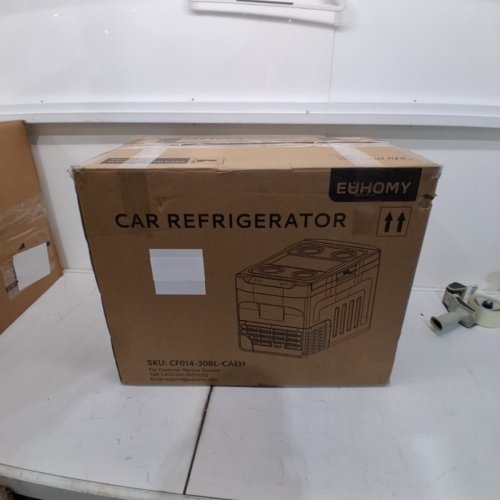 EUHOMY PORTABLE REFRIGERATOR ELECTRIC COOLER - 30L(32QT) - 12V - BLACK (MODEL: CFZ-30) image 6