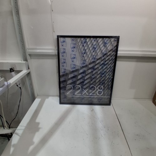 AMERICANFLAT POSTER FRAME WITH POLISHED PLEXIGLASS - 22" X 28" - BLACK image 2