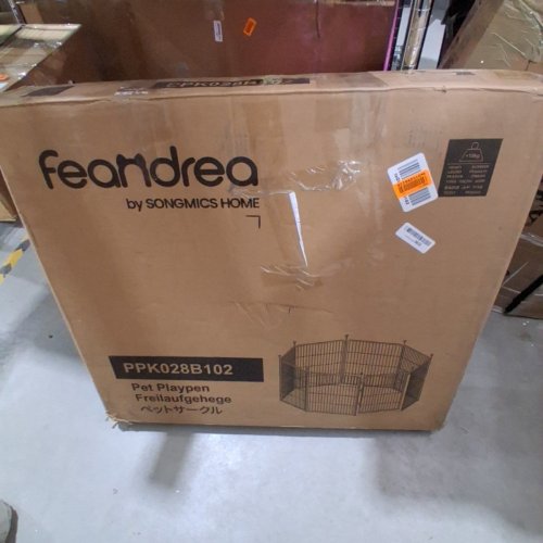 FEANDREA 8-PANEL DOG FENCED PLAY AREA - 27"X31.5" PANEL - BLACK (MODEL: PPK028B102) image 5