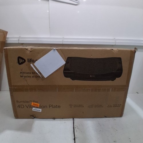 LIFEPRO RUMBLEX PRO VIBRATION PLATE EXERCISE MACHINE WITH ACCESSORIES - 440HP - BLACK (MODEL: LP-RMXPRO-BLK) image 2