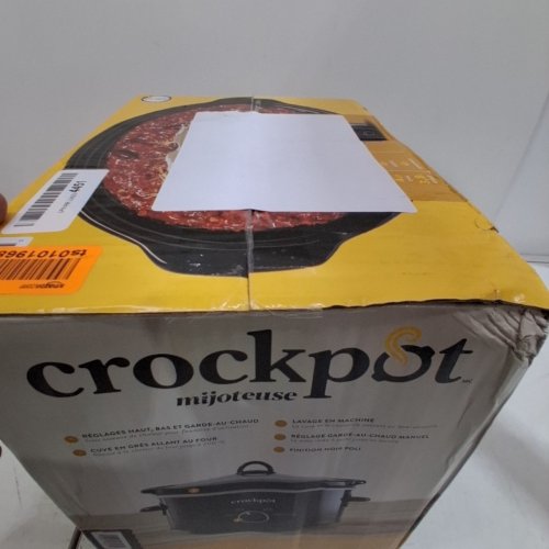 CROCKPOT 4-QUART CLASSIC SLOW COOKER WITH 3 SETTINGS- BLACK (MODEL: ‎2166871) image 3
