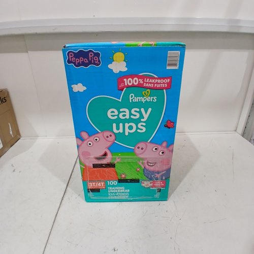 100PK PAMPERS EASY UPS TRAINING UNDERWEAR - 3T/4T (30-40LB) - PEPPA PIG image 2