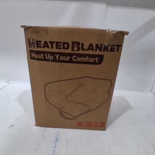 LADUNG ELECTRIC HEATED BLANKET - 50" X 60"/THROW - GREY/SHERPA (MODEL: WDJ-EBA-TH-S) image 6
