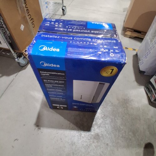 MIDEA ENERGY STAR CERTIFIED DEHUMIDIFIER WITH REUSABLE AIR FILTER AND APP CONTROL - 4,500 SQ.FT - 23.6L - WHITE (MODEL: MAD50C1AWS-A) image 6
