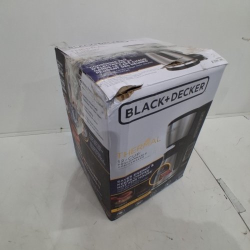 BLACK AND DECKER THERMAL CARAFE PROGRAMMABLE COFFEE MAKER - 12 CUP CAPACITY - STAINLESS STEEL (MODEL: CM2046SC) image 6