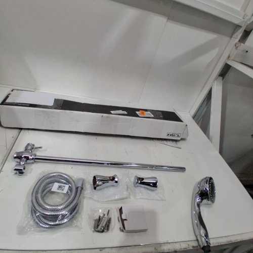 DELTA FAUCET 3-SPRAY TOUCH-CLEAN WALL-MOUNT SLIDE BAR HAND HELD SHOWER WITH HOSE, CHROME - 57014 image 2