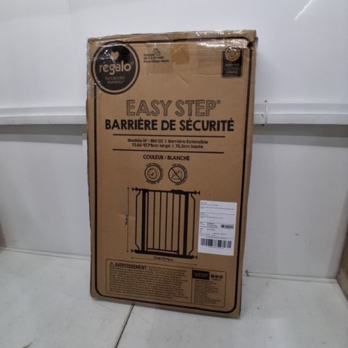 REGALO EASY STEP SAFETY GATE - 29"- 38.5" - WHITE (MODEL: 1160-DS) image 4