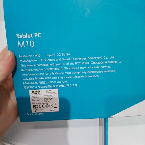 AOC ANDROID TABLET WITH ANDROID 16 SYSTEM, 120HZ ULTRA-SMOOTH DISPLAY, 4GB RAM 128GB ROM - 10.1" DISPLAY (MODEL: M10) image 3