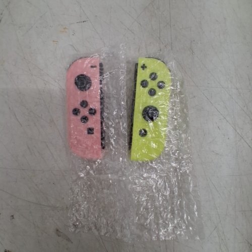 2PC ZNIKVW JOY-CON THIRD PARTY J-CON PADS CONTROLLERS (L/R) FOR NINTENDO SWITCH - LIGHT PINK/LIGHT YELLOW image 2