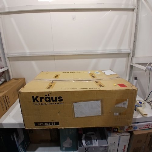 KRAUS 33" UNDERMOUNT 50/50 DOUBLE BOWL 16 GAUGE STAINLESS STEEL KITCHEN SINK - (KHU102-33) image 7